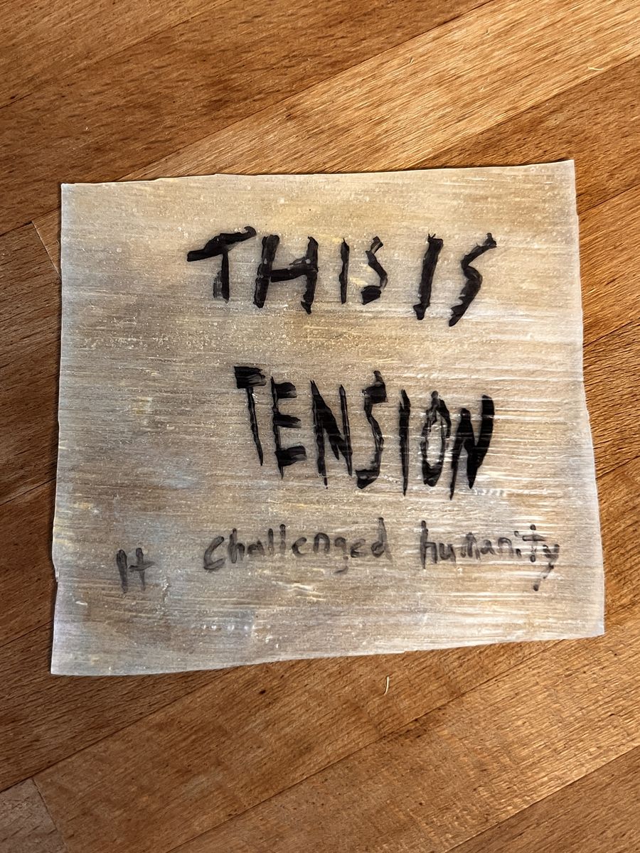 Visitor comment — THIS IS TENSION