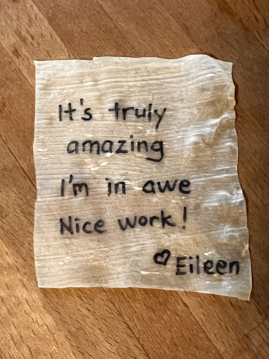 Visitor comment — It's truly amazing