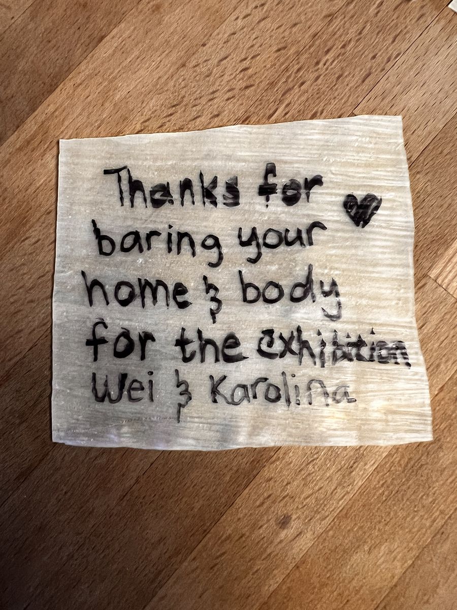 Visitor comment — Thanks for baring your home